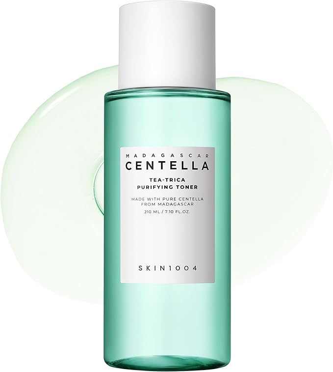 SKIN1004 Tea-Trica Purifying Toner, Korean Toner with Tea Tree & BHA, Centella Toner for Oil Balance & Hydration, Lightweight Astringent for Soothing & Refreshing, Korean Skin Care, 7.10 fl.oz / 210ml