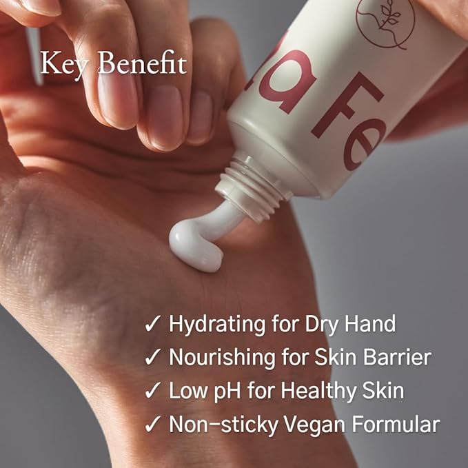 laferme Perfume Hand Cream 2.02 Fl. Oz. (Rose Musk) | Vegan & Travel-Sized Non Sticky Hand Lotion with Shea Butter | Hydrating & Nourishing for Dry Skin, Korean Skincare for Women & Men