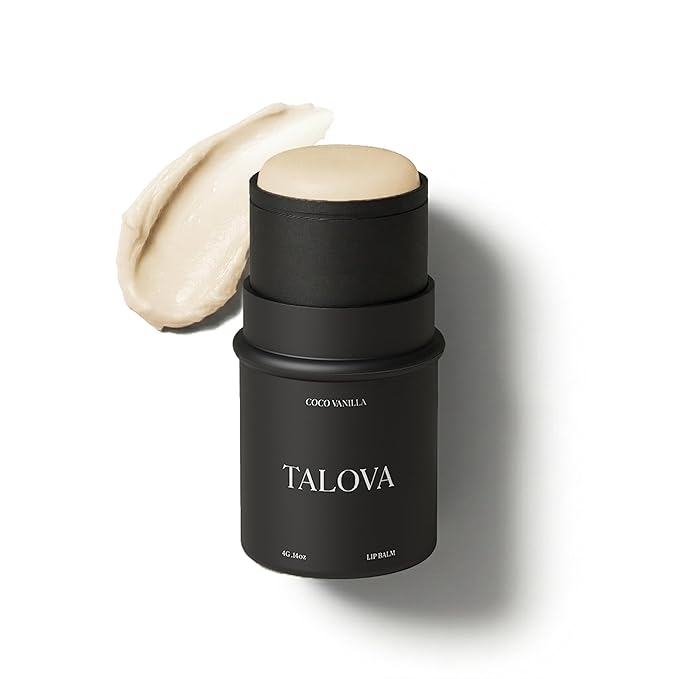 Grass-Fed Tallow Lip Balm, Lip Sleeping Mask, Overnight Moisturizer, Natural & Clean Moisturizing Lip Balm Vitamins A, D, E, & K, Nourishes and Smooths Dry & Chapped Lip (Coco Vanilla)
