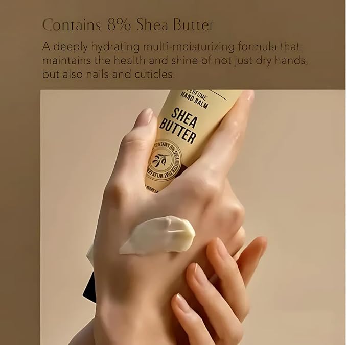 W.Dressroom Perfume Scented Hand Balm with 8% Shea Butter – Non-Greasy, Fast-Absorbing Korean Hand Cream for Dry Hands, Long-Lasting Scented Lotion, 75 ml