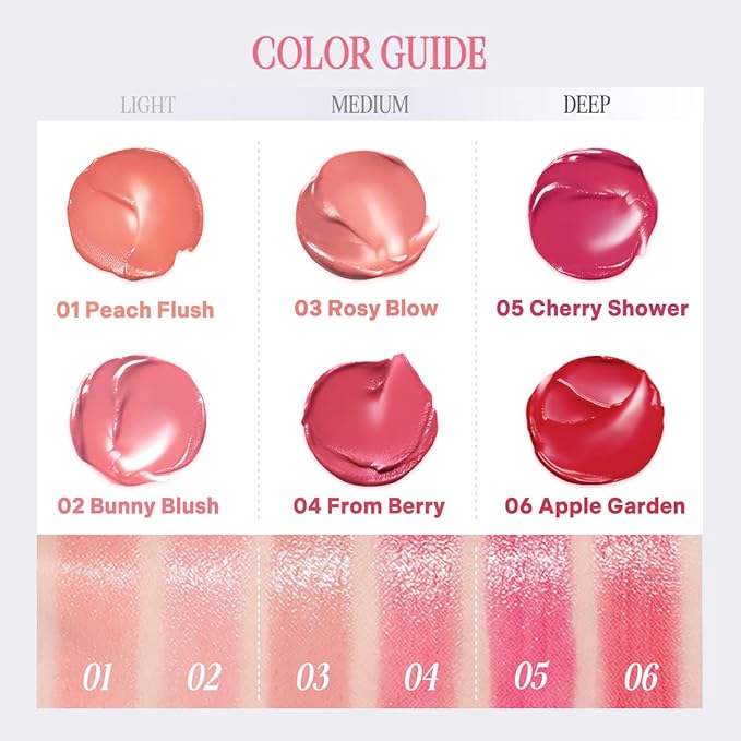 CLIO Essential Lip & Cheek Tap, Pocket Blush, Creamy & Blendable Color For Lips and Cheeks, Contour & Highlight Face, Buildable Dewy & Natural Glow Finish, Non-Greasy, Travel-Sized (04 FROM BERRY)