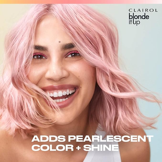 Clairol Blonde It Up Crystal Glow Toners Demi-Permanent Hair Dye, Radiant Opal Hair Color, Pack of 2