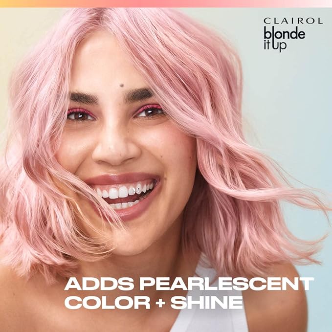 Clairol Blonde It Up Crystal Glow Toners Demi-Permanent Hair Dye, Radiant Opal Hair Color | Ammonia Free | Add Pearlescent Tones to Pre-Lightened Shades | Neutralizes Warmth | Pack of 1