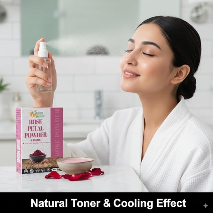 Herbs Botanica Rose Petal Powder Natural, 100% Natural for Face Mask, DIY Skin Care, Aromatherapy, No Preservatives or Colors, Chemical-Free Herbal Powder, 100 gm / 3.52 oz