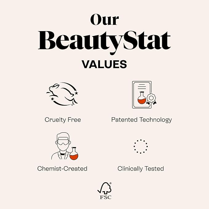BeautyStat Cosmetics Women's Peptide Wrinkle Relaxing Moisturizer, multicoloured, 1.7 Ounce