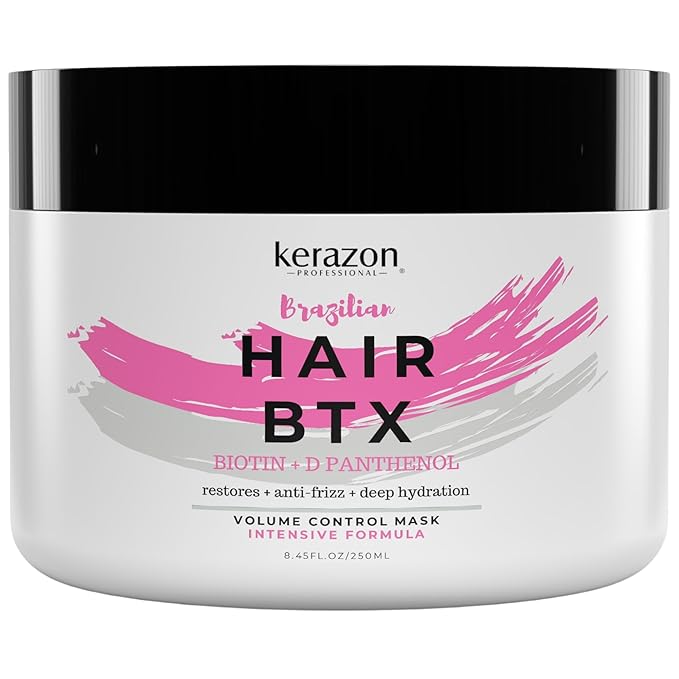 KERAZON Brazilian Hair BTX Intensive Repair and Thermal & Heat Hair Primer Protectant SET