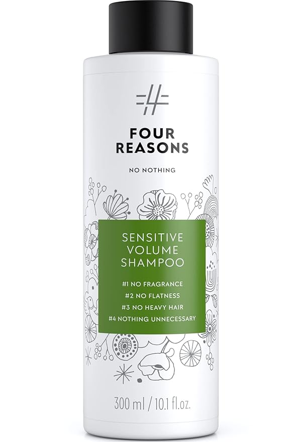 No nothing Volume Shampoo – Fragrance Free Volumizing Shampoo for Fine & Thin Hair – Lightweight Shampoo for Sensitive Scalp – Hypoallergenic, Vegan, Daily Use, 10.1 Fl Oz