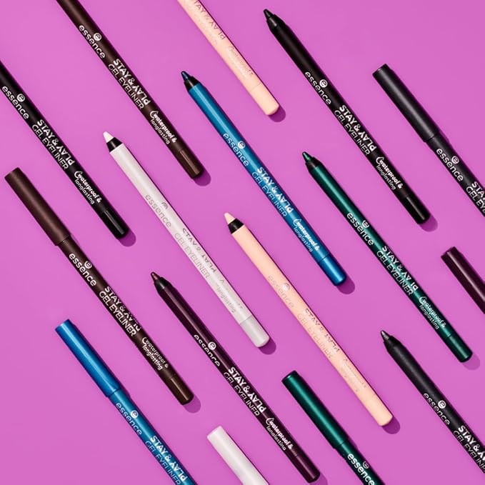 essence | Stay & Play Gel Eyeliner | Super Soft Gel-like Texture | Waterproof & Longlasting | Vegan & Cruelty Free (04 Ice Ice Baby)