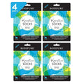 Bodipure PremiumFoot Mask Keratin Socks | At Home Spa Moisturizer Socks for Dry Cracked Feet, Callus & Heel Softening | Easy-to-Use Pedicure Foot Repair | Chemical-free Feet Treatment | 4 Pairs