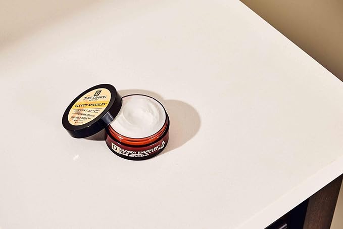 Duke Cannon Supply Co. Bloody Knuckles Hand Repair Balm 3-Pack – 5 oz Unscented Hand Cream for Workers Fighters and Athletes – Heavy Duty Moisturizer for Dry Cracked Hands