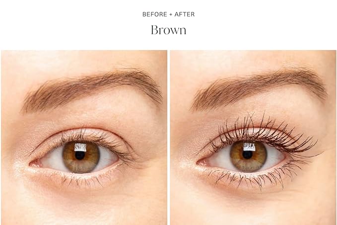 Lune+Aster Eclipse Volumizing & Curling Mascara - Brown - Volumizing & curling vegan tubular mascara that won't smudge, yet removes easily with warm water