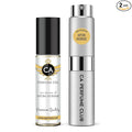 CA Perfume Duo Impression of Apom Homme For Men Perfume Layering Set Mens Cologne Long Lasting Travel Size EDP + Body Oil Roll-On Bottle 0.27 Fl Oz+0.33 Fl Oz