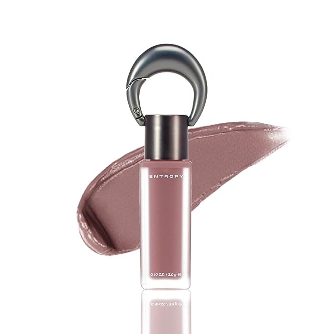 ENTROPY Makeup Matte Lip Tint – Soft Blur Line/Lightweight Velvet Matte Lip Tint, Soft Focus Finish, Natural MLBB Color, Long Lasting Lip Color - Pena Gem (Cement Gray) | soft blur lip tint, velvet matte finish, lightweight lip tint