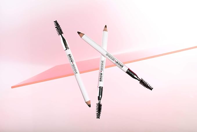 wet n wild Brow-Sessive Brow Pencil, Ultra-Precise Dual Ended Spoolie Brush for Perfect Buidlable Blendable Shaping, Natural Lasting Shades for Every Brow, Cruelty-Free & Vegan - Taupe(Packaged)
