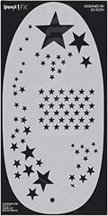 STENCIL1FX Star Witness Stencil Eye Makeup Stencil for Costumes, Dress Up, Halloween, Cosplay, Face Painting, Raves, Festivals, Parades, Parties
