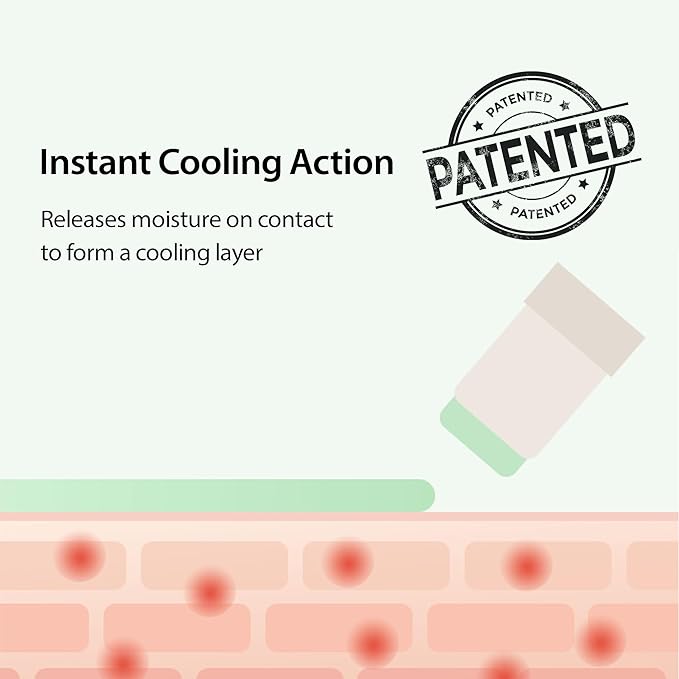 BLITHE Ice Sunscreen Stick SPF50+ | Cooling Effect | Korean Suncreen Stick Suncare Sunblock, No Whitecast