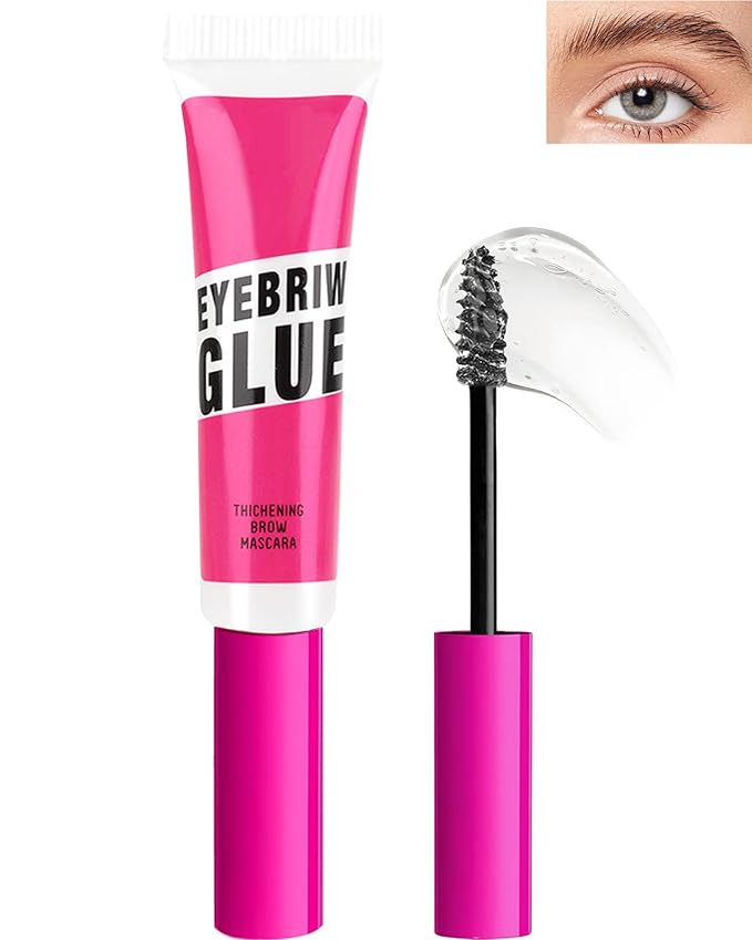 Waterproof Tinted Brow Gel-1Pcs Clear Thickening Eyebrow Gel,Transparent Setting Brow Gream Glue,Extreme Hold Transfer-proof Eyebrow Wax,Brows Fast Shapping,Long Lasting Eye Makeup for Womem-09
