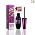 2PCS Peel Off Eyebrow Tint Gel, Semi-Permanent Color Brow Dye, Waterproof Long-Lasting Tattoo Eyebrow Gel for Fuller Defined Brows Makeup, Smudge-Proof, Easy Peel, Lasts Up To 24 Hours (Light Brown)