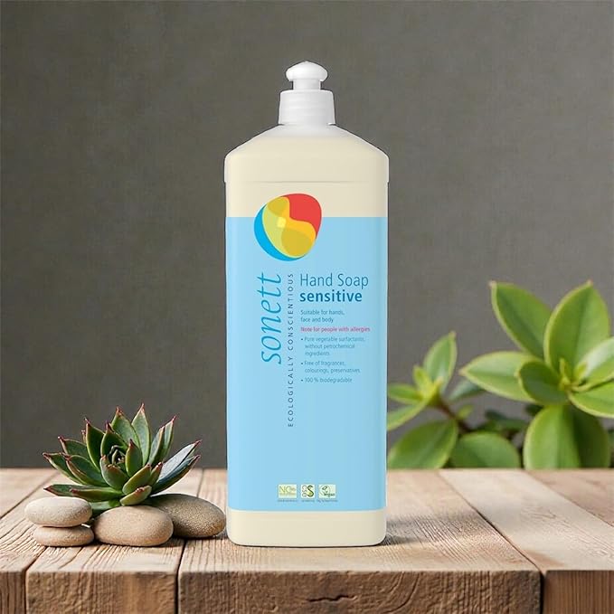 Sonett Organic Hand soap Sensitive 1L (For Sensitive Skin children & Adults)