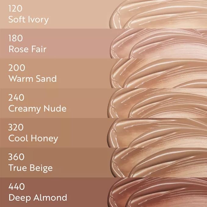 M. Asam MAGIC FINISH Supercharge Serum Foundation Deep Almond (1.01 Fl Oz) - Moisturizing Make Up & Firming Face Serum In One, Anti-aging CC Cream With Optimal Coverage & Hyaluronic Acid