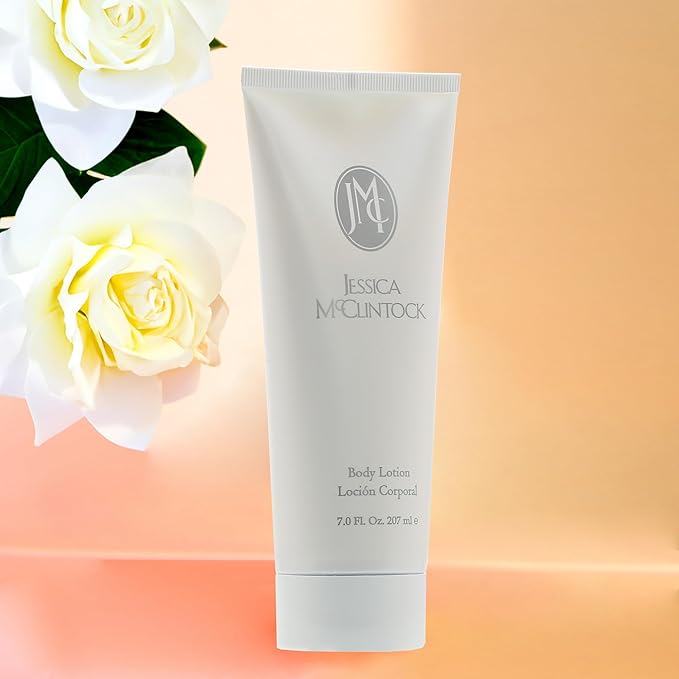 Jessica McClintock Body Lotion for Women, 7 oz - Moisturizing Formula with Shea Butter, Macadamia & Avocado Oils - Floral Fragrance with Bergamot, Rose & Jasmine