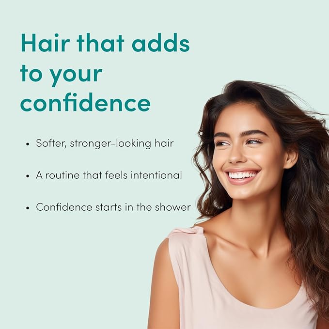 hers Triple Threat Conditioner - Amino Acid, Argan Oil, & Coconut Oil Formula - Moisturizing Conditioner for All Hair Types - Color-Safe & Sulfate-Free - Napa Rose Scent - 6.4 Fl Oz, 2 Pack