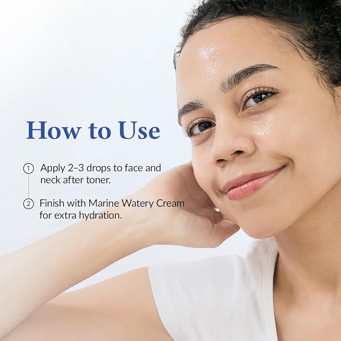 Dr.Althea Aqua Marine Deep Serum | Instant Hydration & Soothing Facial Serum for All Skin Types | Korean Vegan Skincare (Pack of 2)