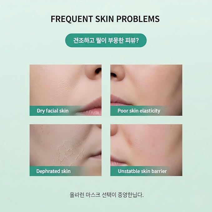Collagen Face Mask, Hydrating Face Mask 3-Color Sheet Mask with Ceramide and Hyaluronic Acid, Deep Moisturizing & Plumping Facial Mask, Triple Effect 5PCS, Gentle & Nourishing for All Skin Types