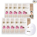 DERMAL Bee Venom Collagen Essence Korean Facial Mask Sheet Pack of 10 - Soothing and Hydrating Irritated Skin - Hypoallergenic Skin Friendly Sheet