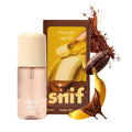 Snif Hazel Split Body Mist 2.5oz, Gourmand Chocolate Hazelnut Fragrance Mist for Body & Hair, Cocoa, Banana & Coconut, Clean, Vegan, Cruelty Free