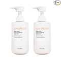 Cocokind Milky-Soft Face and Body Cleanser, Hydrating Facial & Body Wash for Sensitive Skin, Gentle Cleanser with Ceramides, Fragrance-Free & Clinically Tested, 13.5 oz (2 Pack)