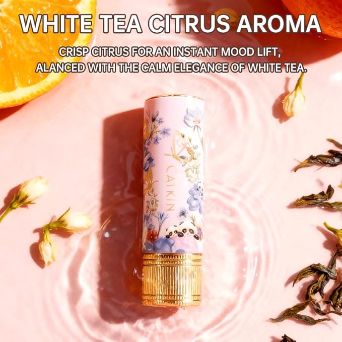 Tinted Lip Balm with Colorful Serum Core, CATKIN Cute 2-in-1 Red Lip Balm Gloss, Moisturizing with Jojoba Oil Hyaluronic acid, Citrus Tea Flavor, Trendy Lip Care for Women & Girls - C01 Red