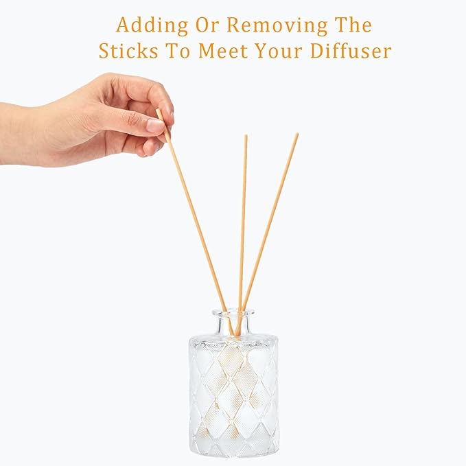 Creamy Vanilla Reéd Diffuser, Milky Coconut, 6.7 oz Flower Diffuser with Sticks, Modern Farmhouse Decor, Bathroom & Office Decor, Room Freshener
