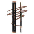 Profusion Cosmetics Dual-Ended Ultra-Fine Eyebrow Pencil -Good Brow Day Long-Wearing Brow Definer with Spoolie Brush for Blonde, Brown & Black Hair, Instant Brow Fixing Beauty Tool, Soft Brown