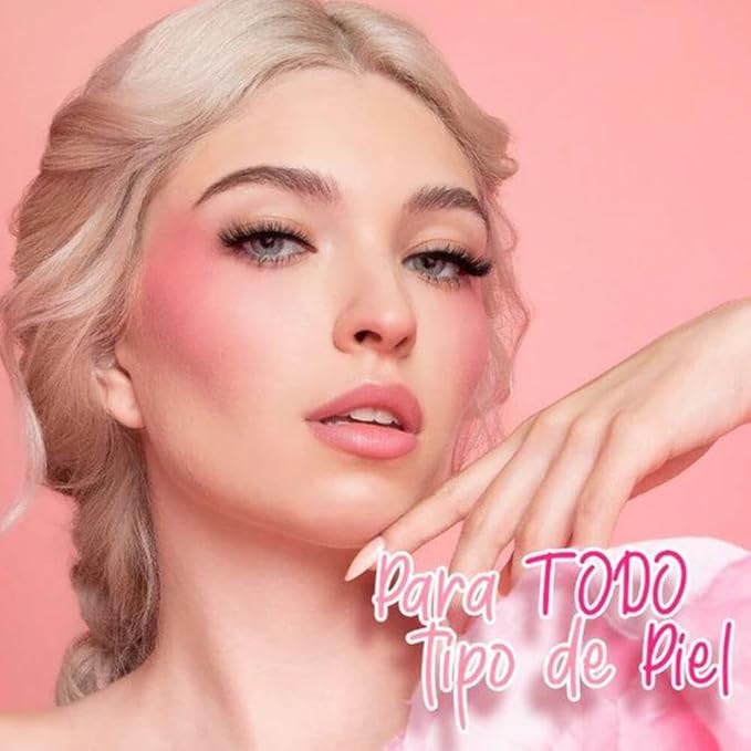 PINK UP | Liquid Blush | Long-Lasting Liquid Blush | Non-Greasy | Highly Pigmented | Suitable for All Skin Types | Matte Colors | Subtle Shimmer Highlights | Shade: Pink Cheeks| 6ml | Model PKLB08