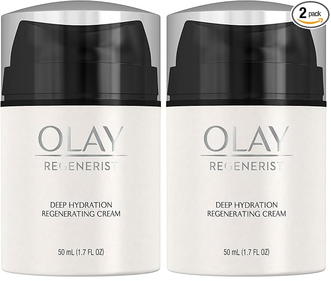 Olay Regenerist Deep Hydration Regenerating Cream Moisturizer,1.7 fl oz,(Pack of 2)