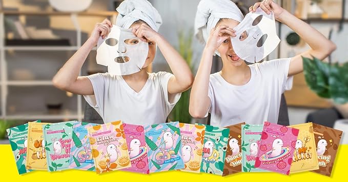 ZealSea Face Masks Skincare for Women, Variety Bulk Facial Sheet Mask Set for Deep Hydrating & Glow, Daily Self-Care Gift & Family Moment for Teens Girls Birthday Party,Safe for all Skin types 14 Pack