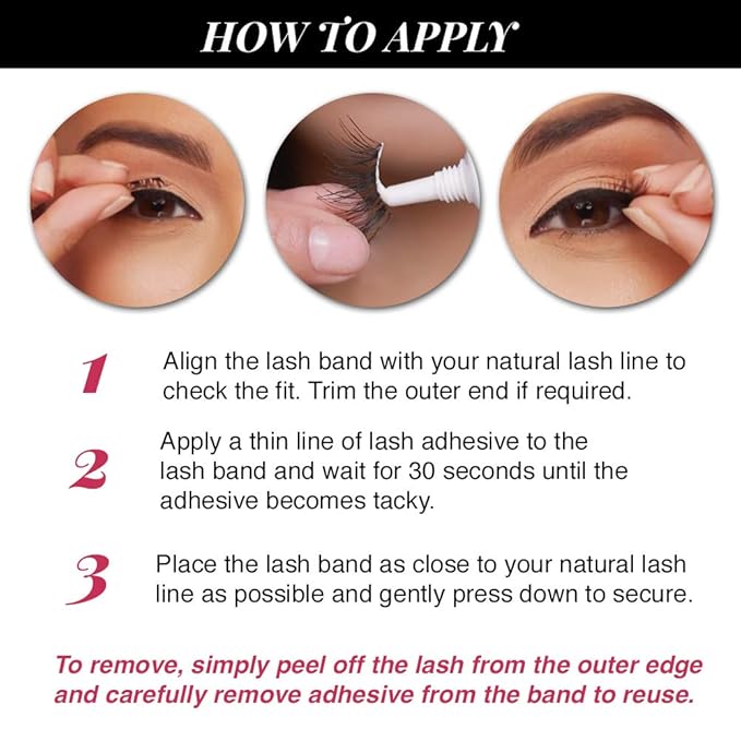 Ardell Accent Half Lashes 311 - Black, Lightweight Cat Eye Half Lashes for Natural Eye Enhancement, Comfortable Fit False Eyelashes, 4 Pack
