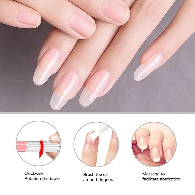 8pcs Cuticle Oil Pens Cuticle Nail Oil Cuticle Nail Nutrition Cuticle OilPen for Nails Moist Nail Repair Nail Care Essential OilMoist