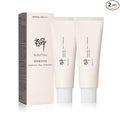 Organic Korean sunscreen SPF50+, PA++++ Riceand Probiotics | Korean Skin Care Solution for All Skin TypesNourishing Skin Protection and UV Def（2PCS 1.69 fl)
