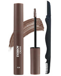 Tinted Eyebrow Gel, Pink Brown Waterproof Eye Brow Glue Tinting Kit, Long-Lasting Smudge-proof Transfer-proof, Natural Eyebrow Gel with Brow Razor, gel para cejas Women's Day Makeup for Women-03