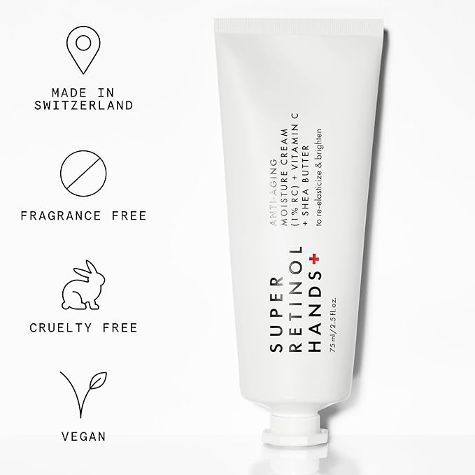 Beauty Pie Super Retinol Anti Aging Hand Cream | Age Spot Remover | Retinol Hand Cream | Skin Firming Lotion | Repair & Hydrate | Firming Treatment | Clean & Safe Fragrance Free Formula | 2.5fl oz