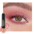 FeiCuiYun Monochrome Cream Glitter-Shimmer Eye Shadow Stick Palette makeup | 2-in-1 Eyeshadow & Eyeliner Pencil for Women | Waterproof, Vegan & Cruelty-Free | Sombras Para Ojos | 04 Shimmer Pink
