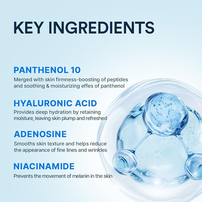 ANOTHERFACE PEPTATHENOL™ Hydrogel Mask | Overnight lifting Mask Pack Korean skin care Pore Minimizing Firming Non-irritation Vegan Korean Skin Care 4Sheets