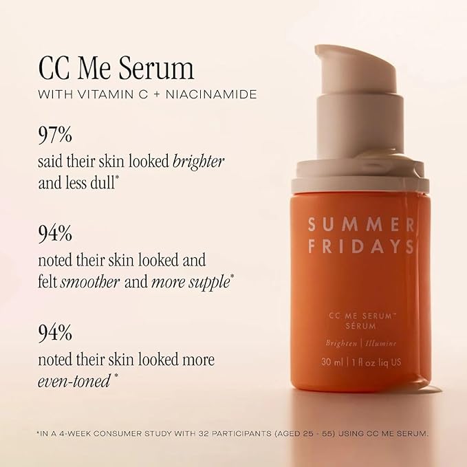 Summer Fridays Morning Trio - Travel Size Pink Dew Gel Face Wash, Cloud Dew Gel Face Moisturizer + CC Me Vitamin C + Niacinamide Serum - Brightening + Hydrating Morning Skin Care Set (3 Count)