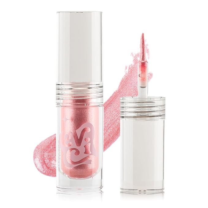 Liquid Eyeshadow, Long-Lasting Matte/Pearlescent eyeshadow, Cut Crease Eyeshadow Gel, High-Pigmented for Bold Eye Makeup, for day-to-night transitions (Blush, Pearl)
