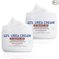 OUKEYA Urea Cream 42% plus Salicylic Acid 2% for Dry Cracked Feet, Heel, Knees, Elbows, Hands – Intensive Moisturizing Cream for Very Rough Skin, 5.29 oz, Pack of 2
