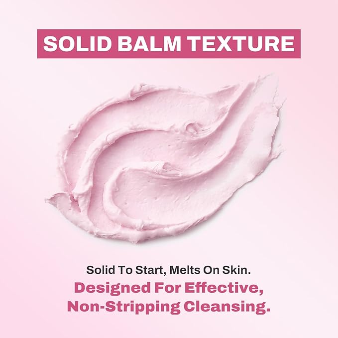 Deep Pure Cleansing Balm, Makeup Remover Balm for Makeup, Waterproof Mascara & Sunscreen, Soothing CICA, Green Tea & Argan Oil, Vitamin E, Hydrated Glow, Non-Stripping, Pore Care, 3.5 fl oz
