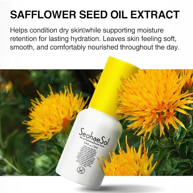 Intense Hydrating Booster Serum 30ml, Hydrating Face Serum with Niacinamide, Hyaluronic Acid & Panthenol, Moisture Barrier Support, Lightweight Non-Sticky for Dry Sensitive Skin