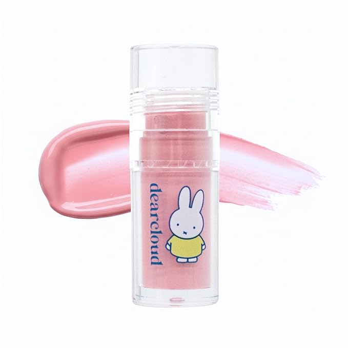 dearcloud Miffy Gentle Crush Serum Blush – Liquid Blush for Cheeks with Hyaluronic Acid – Korean Beauty Makeup - .19 fl oz (Be Polite)